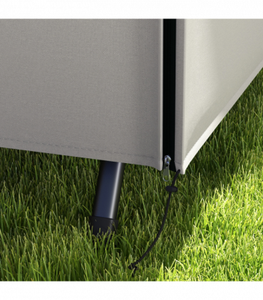 Outsunny Garden Furniture Protector Patio Swing Chair Cover Light Grey