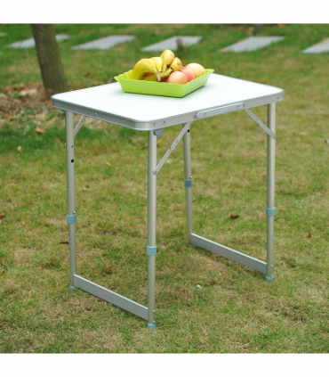 Outsunny Garden Outdoor Camping Aluminium Table Portable Folding Picnic Table