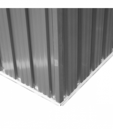 Outsunny Garden Shed Outdoor Storage Tool Organizer w/ Double Sliding Door Grey