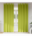 vidaXL Curtains with Curtains 2 pcs Apple green Polyester