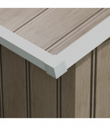 Outsunny Garden Shed Storage Unit withLocking Door Floor Foundation Vent Brown