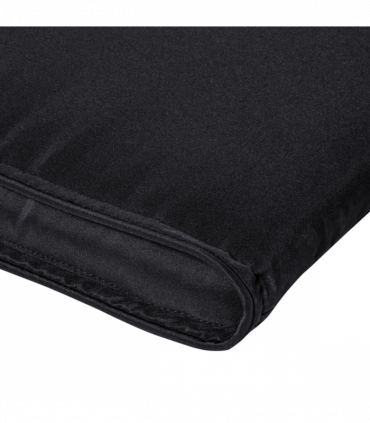 Outsunny Garden Sun Lounger Chair Cushion Reclining Relaxer Indoor Outdoor Black