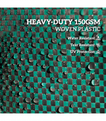 Outsunny Garden Waste Bags, 272L x 3 Heavy Duty Garden Sacks, Green