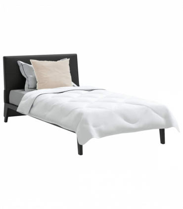 Winter Duvet Set with Pillow 2 pcs White 135 x 200 cm Microfiber