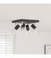 vidaXL Ceiling Spotlight Black 26.5 x 26 x 11.5 cm Steel