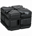 Outsunny Gazebo Weights Set of 4, HDPE Water or Sand Filled with Secure Straps