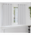 vidaXL Curtains with Curtains 2 pcs Pale grey Polyester