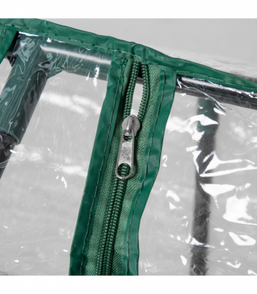 Outsunny Greenhouse Plants Foil Tomato Vegetable House W/ 2 Windows Clear