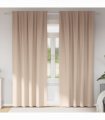 vidaXL Curtains with Curtains 2 pcs Taupe Polyester