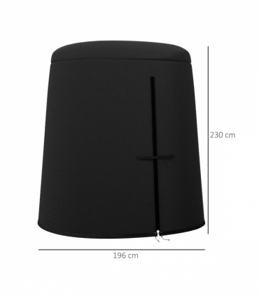 Outsunny Hanging Egg Chair Cover Garden Swing Chair Cover Waterproof, 196x230cm