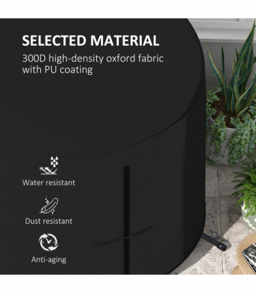 Outsunny Hanging Egg Chair Cover Garden Swing Chair Cover Waterproof, 196x230cm