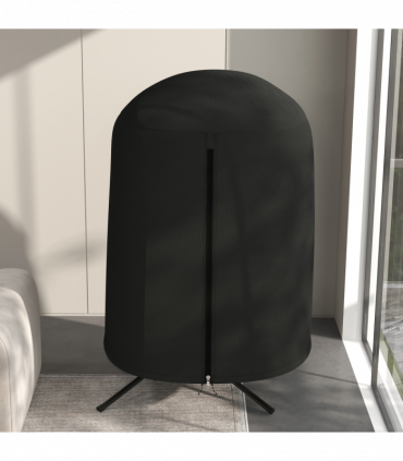 Outsunny Hanging Egg Chair Cover Garden Swing Chair Cover Waterproof, Black