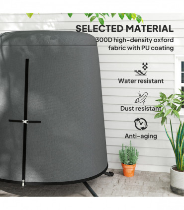 Outsunny Hanging Egg Chair Cover Swing Chair Cover Waterproof, 196 x 230 cm