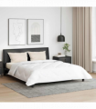 Duvet with pillows Argyle 3 pcs White 260 x 220 cm Microfibre