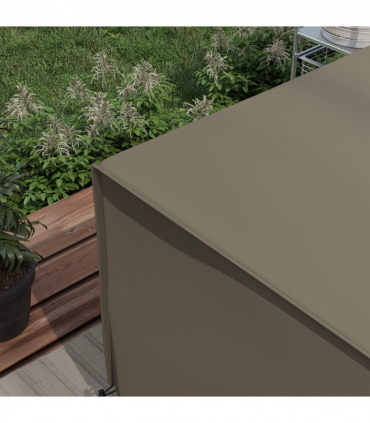 Outsunny Large Garden Set Square Cover Outdoor Furniture Waterproof Resist Fade