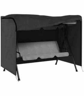 Outsunny Large Outdoor Swing Chair Cover  Garden Furniture Protector 164cm Grey