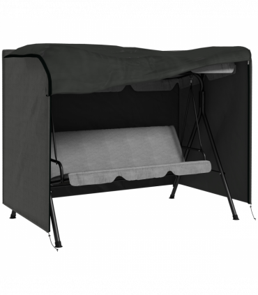 Outsunny Large Outdoor Swing Chair Cover  Garden Furniture Protector 164cm Grey