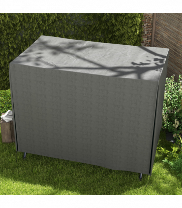 Outsunny Large Outdoor Swing Chair Cover  Garden Furniture Protector 164cm Grey
