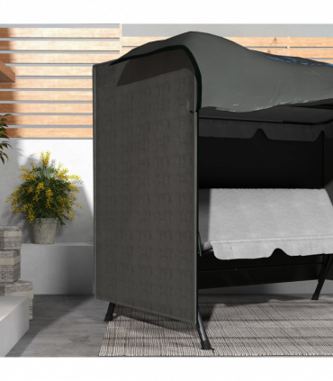 Outsunny Large Outdoor Swing Chair Cover  Garden Furniture Protector 164cm Grey