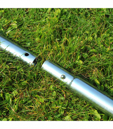 Outsunny Lawn Aerator Roller-Green/Silver