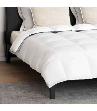 Winter Duvet Set 3 pcs White 200 x 200 cm Microfiber, Cotton