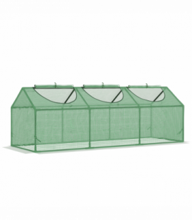 Outsunny Mini Greenhouse Small Plant Grow House w/ 3 Windows for Outdoor