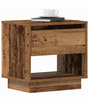 vidaXL Nightstand 2 pcs Old wood 45 x 34 x 44 cm Engineered wood