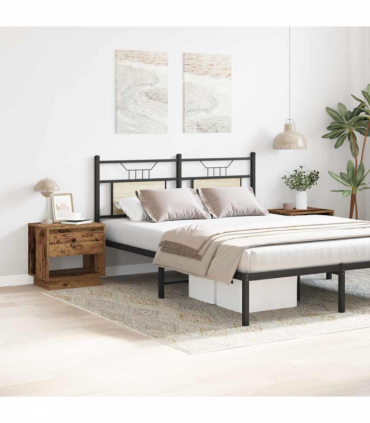 vidaXL Nightstand 2 pcs Old wood 45 x 34 x 44 cm Engineered wood