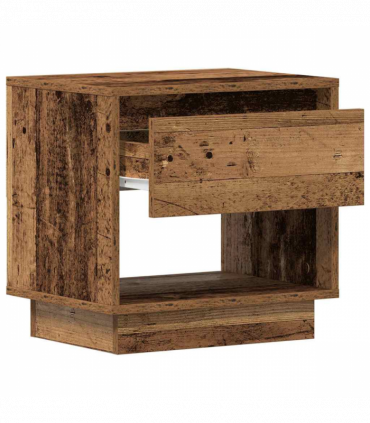 vidaXL Nightstand 2 pcs Old wood 45 x 34 x 44 cm Engineered wood