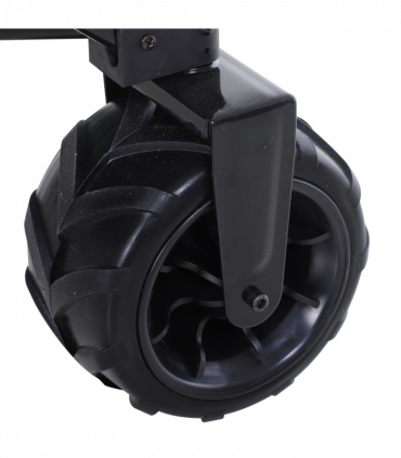 Outsunny Outdoor Cart Folding Cargo Wagon Trailer Beach w/ Telescopic Handle