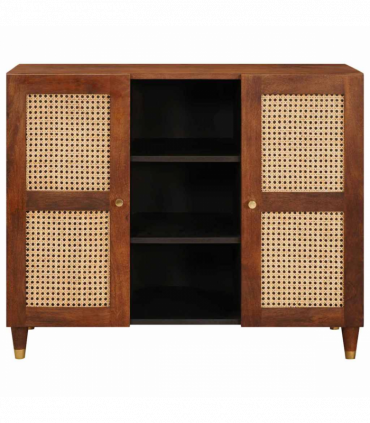 vidaXL Media Storage Cabinets & Racks Brown 90 x 33.5 x 75 cm
