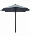 Outsunny Outdoor Market Table Parasol Umbrella Sun Shade with 8 Ribs, Grey