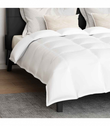 Winter Duvet Set 3 pcs White 260 x 220 cm Microfiber, Cotton