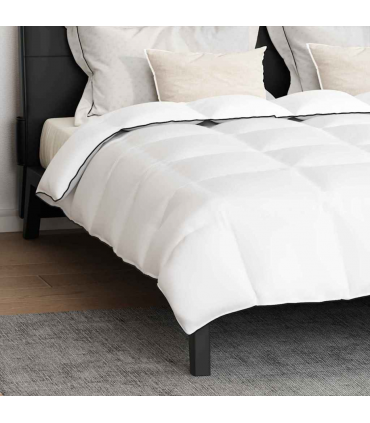 Winter Duvet Set 3 pcs White 240 x 220 cm Microfiber, Cotton