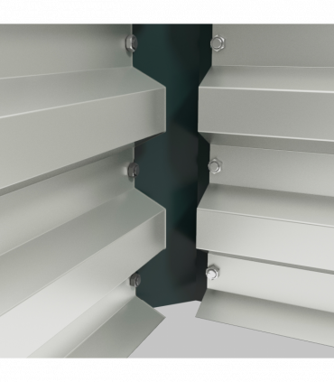 Outsunny Outdoor Planter Box, Steel Raised Garden Bed, Set of 2, Green