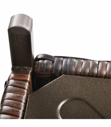 Outsunny Outdoor Rattan Coffee Table w/ Umbrella Hole Fit for Garden Backyard