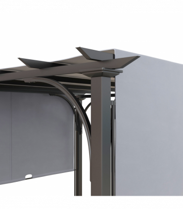 Outsunny Outdoor Retractable Pergola Garden Sun Shade Patio Canopy Shelter