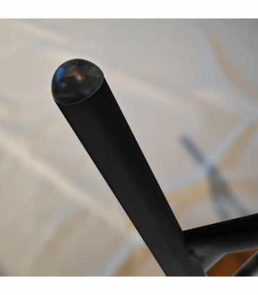 Outsunny PE Rattan Side Table for Indoor, Outdoor, Balcony, Patio, Natural