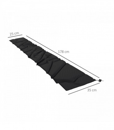 Outsunny Parasol Cover, Patio Cantilever Cover, Banana Umbrella Cover, Black