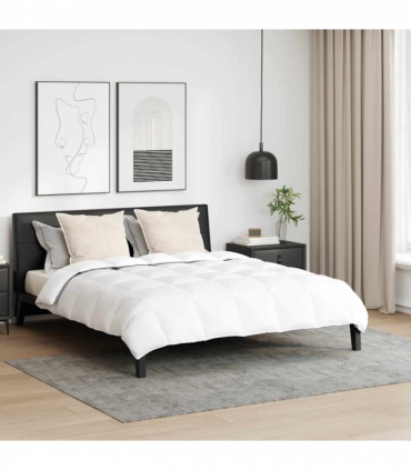 Winter Duvet Set 3 pcs White 200 x 240 cm Microfiber, Cotton