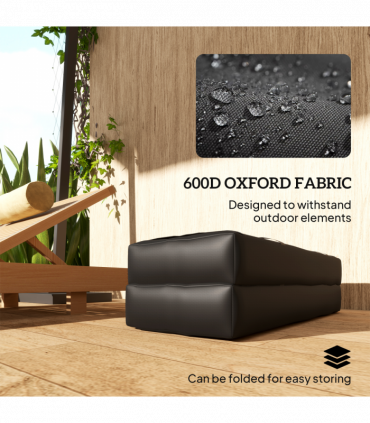 Outsunny Parasol Weights Set of 2, Parasol Base Weights Bags, Black