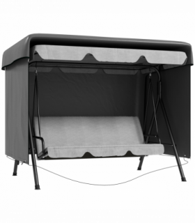 Outsunny Patio Swing Chair Cover Garden Furniture Protector 215x155x150cm Grey