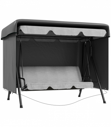 Outsunny Patio Swing Chair Cover Garden Furniture Protector 215x155x150cm Grey