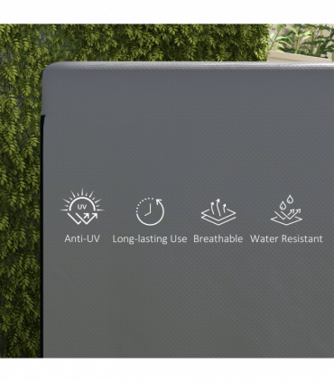 Outsunny Patio Swing Chair Cover Garden Furniture Protector 215x155x150cm Grey