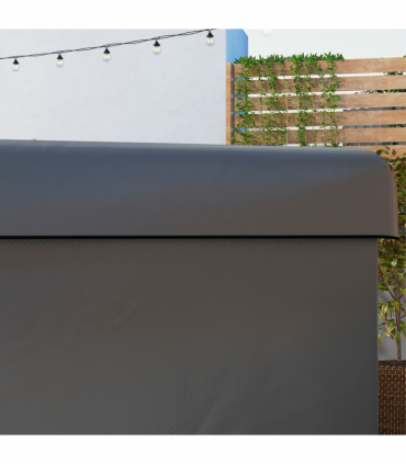 Outsunny Patio Swing Chair Cover Garden Furniture Protector 215x155x150cm Grey