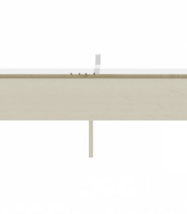 Outsunny Pergola Shade Cover Replacement Canopy for 3 x 3(m) Pergola, Cream