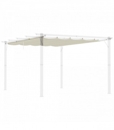 Outsunny Pergola Shade Cover Replacement Canopy for 4 x 3(m) Pergola, Cream