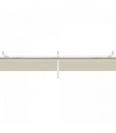 Outsunny Pergola Shade Cover Replacement Canopy for 4 x 3(m) Pergola, Cream