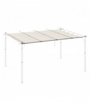 Outsunny Pergola Shade Cover Replacement Canopy for 4 x 3(m) Pergola, Cream