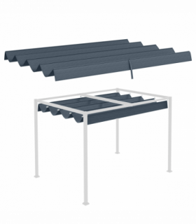 Outsunny Pergola Sun Shade Cover Roof Replacement for 3 x 2.15m Pergola, Grey